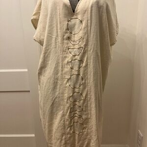 NATURAL FABRIC DRES